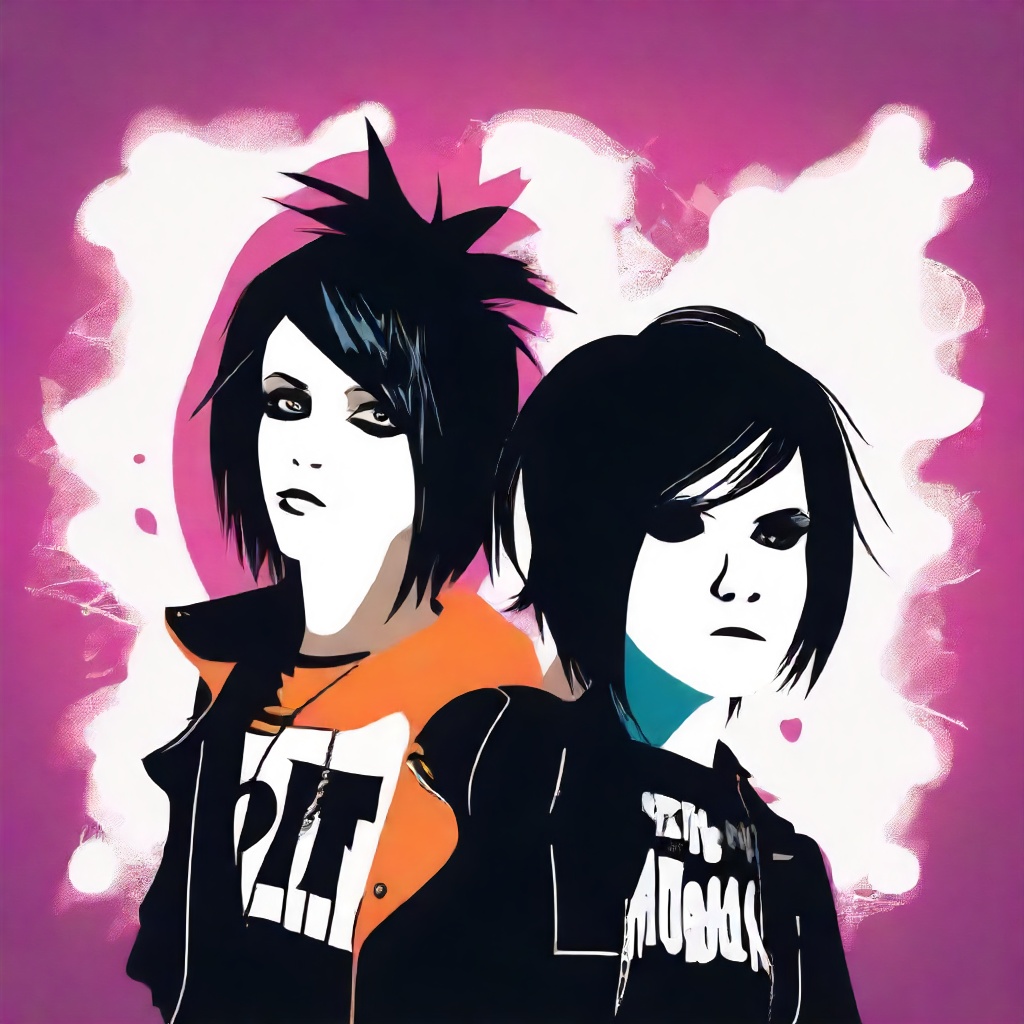 Emo Girl and Rocker Boy