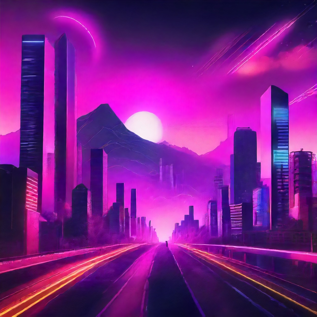 Eternal Emotions: A Melancholic Synthwave Transformation