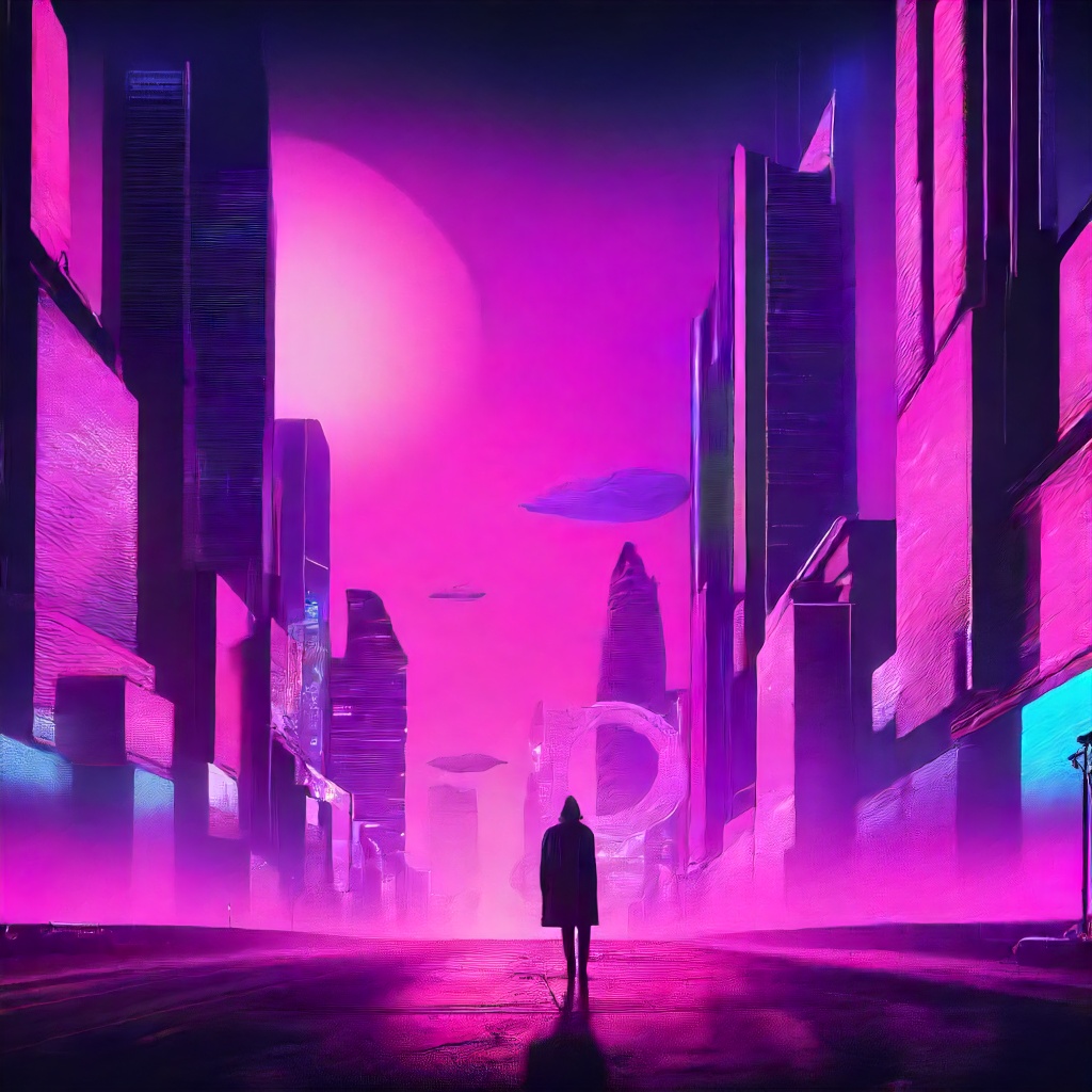 Eternal Emotions: A Melancholic Synthwave Transformation