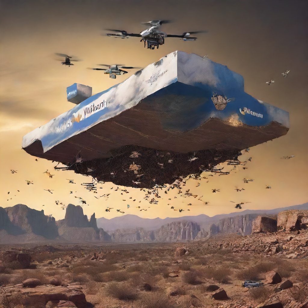 I shot down the Wal-Mart drone