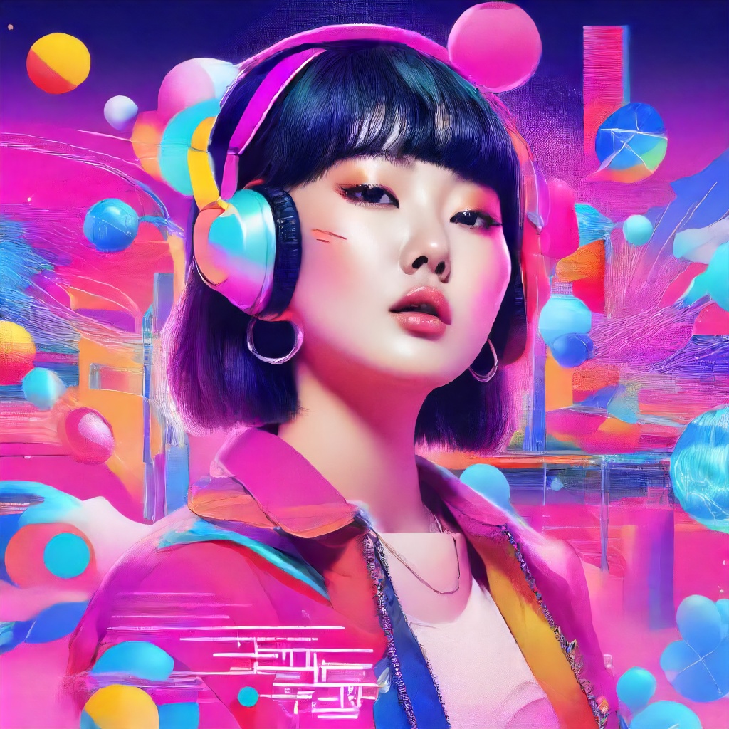 It gave white? So think colorful