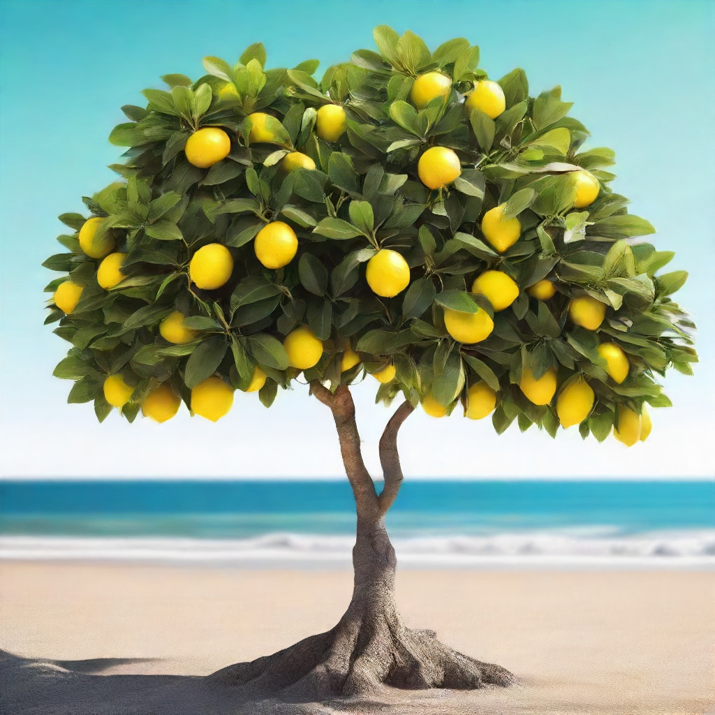 Lemon Tree at the Beach