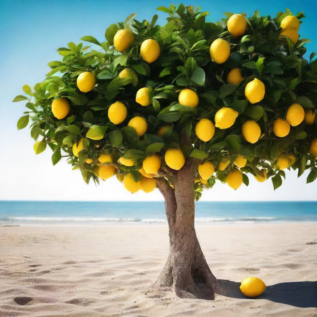 Lemon Tree at the Beach