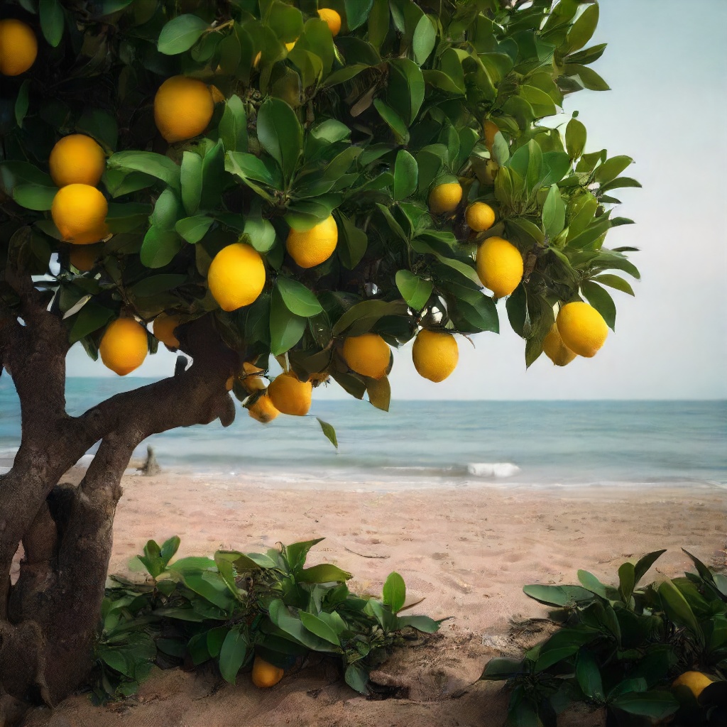 Lemon Tree by the Beach