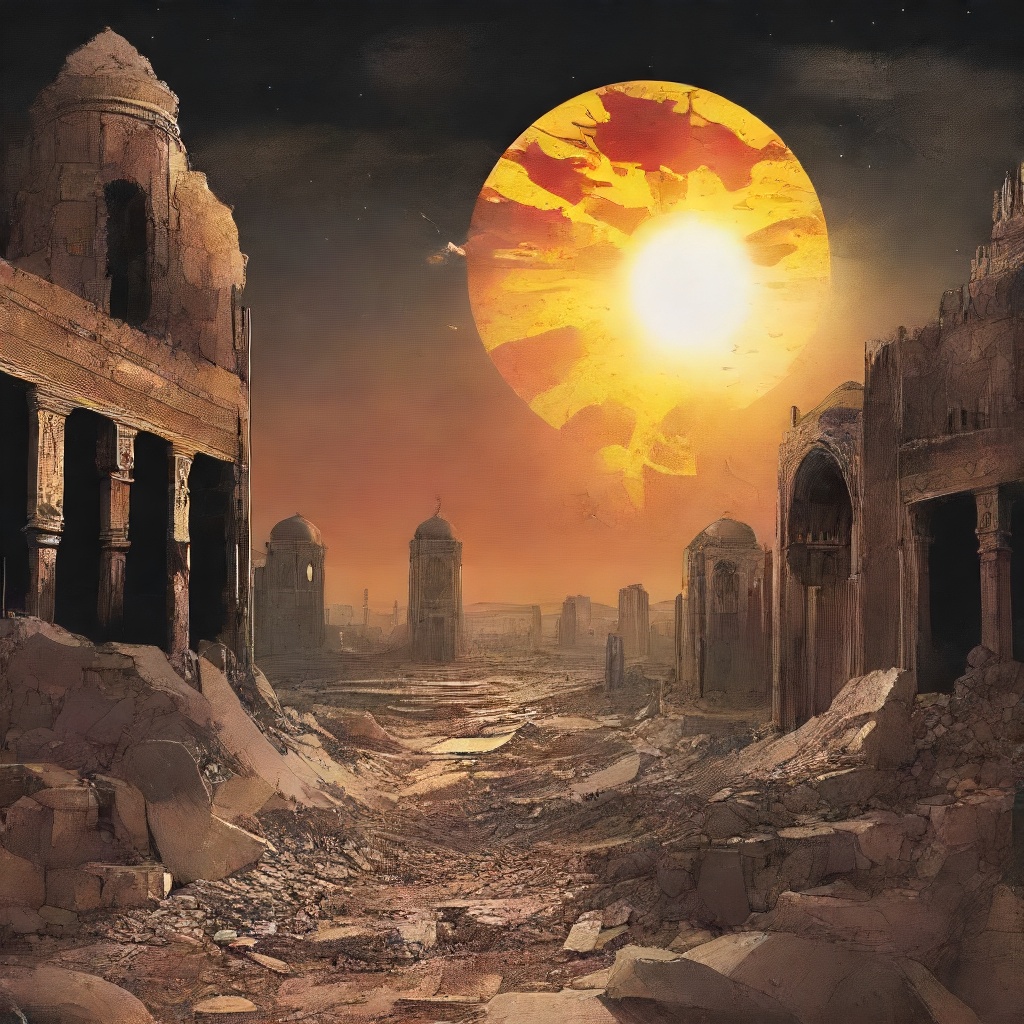 Sun shatters